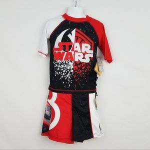 New! Disney Star Wars: Last Jedi Shorts & Shirt